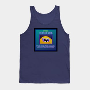 Underwater Fortune Giver - Cuttlefish Eye with Lightning Bug Fortune Tank Top